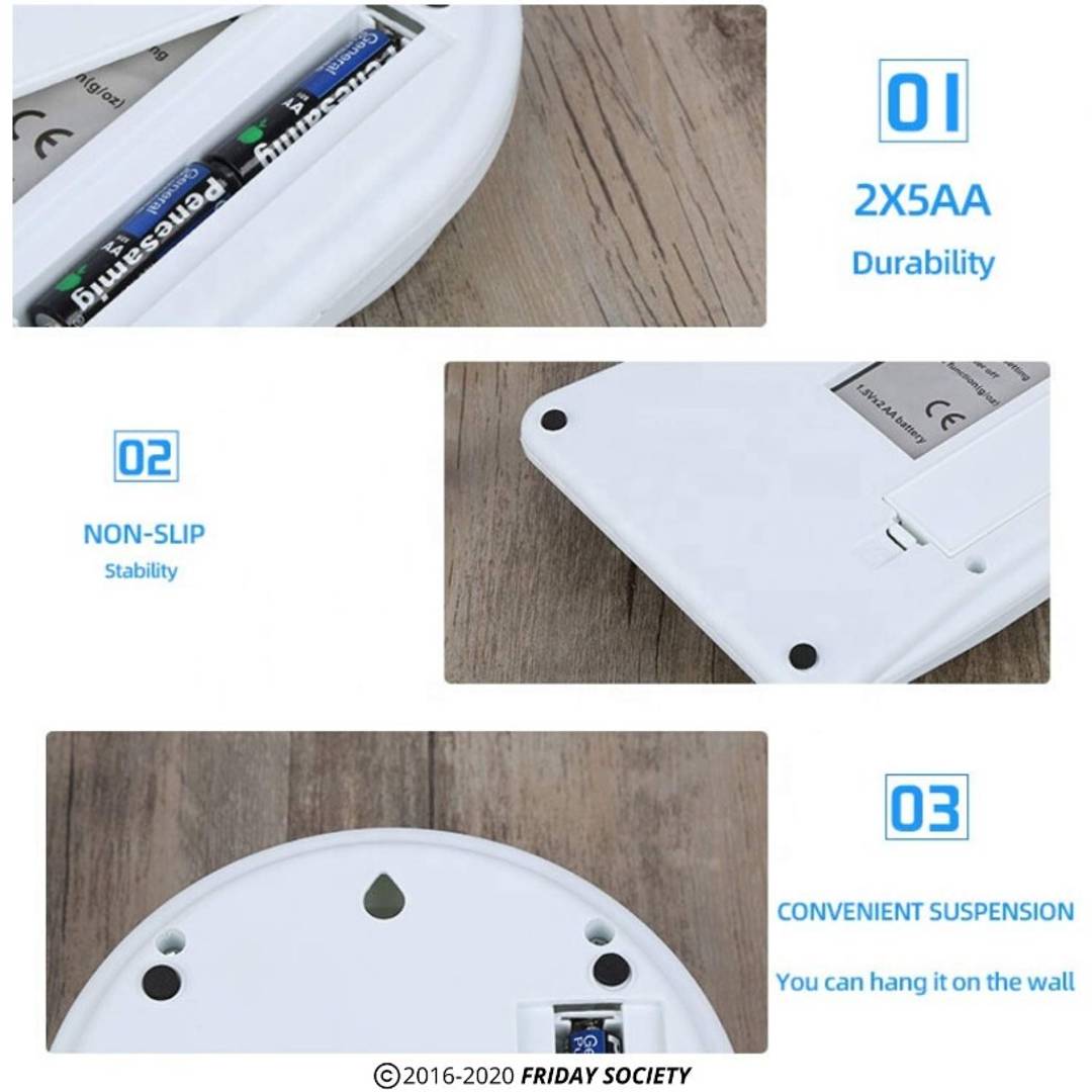 Electronic Digital Kitchen Scale weight Machine Multipurpose Digital Weighing Scale Backlit LCD Display for Measuring Food, Cake, Vegetable, Fruit (Max. capacity 10 Kg)