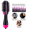 One Step Hair Dryer & Volumizer Salon Hot Air Paddle Styling Brush Negative Ion Generator Hair Straightener Curler askddeal.com